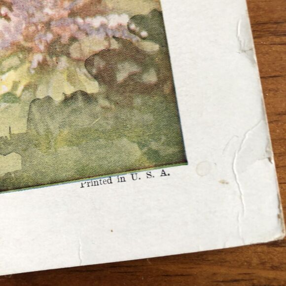 7 Antique Sunday School Attendance Record Print Art Religious Lamar Barton 1920s - Picture 5 of 10